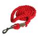 kesoto Horse Lead Rope Horse Leading Rope Handmade Durable Professional Practical Accessories Bolt Snap Heavy Duty Soft Braided Rope Red