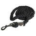 koolsoo Horse Lead Rope Horse Leading Rope Handmade Durable Professional Practical Accessories Bolt Snap Heavy Duty Soft Braided Rope Black