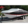 Boatguard Silver Reflective Polyester Eclipse Boat Cover for 17-19 ft. x 96 in. Boat with Center Console