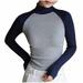 OGLCCG Long Sleeve Thermal Shirts for Women Half Turtleneck Long Sleeve Soft Base Layer Women Cold Weather Thermal Underwear Tops