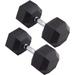 Rubber Encased Hex Dumbbell Weigh Pair â€“ Dumbbells For Exercises â€“ Srengh raining Equipmen â€“ Home Gym Accessories â€“ Weigh raining