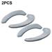 RAINB Soft Toilet For Seat Cover Non Slip Warmer And Comfortable Cushion 1/2 Pack (Grey-2Pcs)