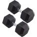 Rubber Encased Hex Dumbbell Weigh Pair â€“ Dumbbells For Exercises â€“ Srengh raining Equipmen â€“ Home Gym Accessories â€“ Weigh raining