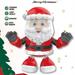 Angfeng Singing Dancing Light Santa Electric Santa Elk Snowman Toy Suitable For Office Christmas Party Christmas Gift(Santa Claus)