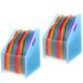 2Pcs Diagonal Accordion Folder Standing File Folder Expanding File Organizer Receipt Supply