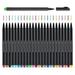 24 Fineliner Color Pen Set 0.4mm Fine Point Colored Pens Markers