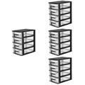 4pcs desktop bathroom storage organizer storage 4 drawer desktop drawers drawer organizer storage container drawers makeup clear organizing bins organizer storage baskets for shelves