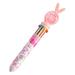 Office School Supplies ZKCCNUK 10 Color Ballpoint Pen Sequins Rabbit Gel Pen Students Learn To Press 10 Color-in-one Office Stationery Multi-color Ballpoint Pen 5ml Up to 30% off Clearance