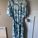 Lularoe Dresses | Lularoe 3xl Tropical Marly Dress | Color: Blue/White | Size: 3x