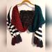 Free People Accessories | Free People Long Cold Weather Scarf Nwt | Color: Black/Green | Size: Os