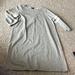 J. Crew Dresses | Jcrew Sweatshirt Dress Size Large Zippers Stripes | Color: Gray | Size: L