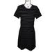 Madewell Dresses | Madewell Womens Black Striped Dress Size 12 | Color: Black | Size: 12