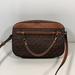 Michael Kors Bags | Michael Kors Brown Signature Logo Leather Chain Accent Crossbody Bag | Color: Brown | Size: Os