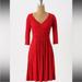 Anthropologie Dresses | Anthropologie Velvet By Graham And Spencer Dress Size Small | Color: Red | Size: S