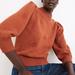 Madewell Sweaters | Madewell Women’s Eaton Dotted Puff Sleeve Sweater | Color: Orange | Size: M