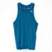 Adidas Tops | Adidas Tank Top M Womens Blue Racerback Scoop Neck Activewear | Color: Blue | Size: M