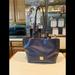 Dooney & Bourke Bags | Dooney Bourke Flynn Navy Blue Staffiano Leather Satchel Shoulderbag | Color: Blue | Size: Large