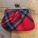 J. Crew Bags | J Crew Coin Purse Red Plaid | Color: Pink | Size: Os