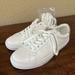 J. Crew Shoes | J. Crew Saturday Sneakers With Metallic Detail Size 7 New | Color: Gold/White | Size: 7