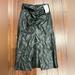 Zara Skirts | Faux Leather Skirt | Color: Black | Size: M