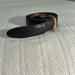 Coach Accessories | Men’s Coach 3872 Leather Black Stitch Belt - Authentic - Size 38 | Color: Black | Size: Os