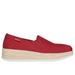 Skechers Women's BOBS Urban Highlites Slip-On Shoes | Size 8.0 | Red | Textile | Vegan | Machine Washable