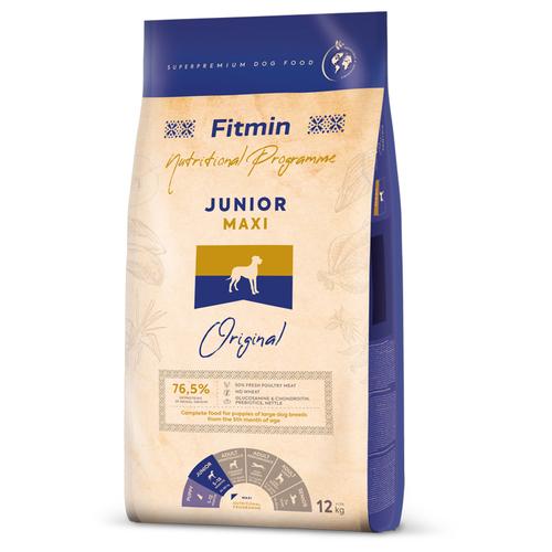 12kg Fitmin Program Maxi Junior Hundefutter trocken