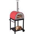 Alfresco Chef - Naples Wood Fired Outdoor Pizza Oven – Perfect for Outdoor Garden Cooking, BBQ & Camping - Compact Fire Oven