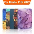 Smart Cover magnétique pour Kindle 11th étui folio coloré protecteur d'écran manchon tout