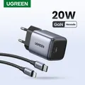 UGREEN-Chargeur Rapide GaN 20W PD USB Type C PD3.0 QC3.0 PPS pour iPhone 14 13 12 11 Pro Max