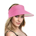 Chapeaux de mode en faux lin pour femmes pare-soleil pour femmes visière de sport