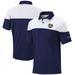 Men's Columbia Navy/White Michigan Wolverines College Football Playoff 2023 National Champions Omni-Wick Best Ball Polo