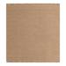 Brown/White 73 x 61 W in Area Rug - Gracie Oaks Glenrio Solid Color Flatweave Jute/ Area Rug in Pale Brown /Jute & Sisal | 73 H x 61 W in | Wayfair