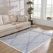 Blue 120.08 x 94.49 x 0.28 in Area Rug - Union Rustic Rectangle Ivanenko Indoor/Outdoor Area Rug | 120.08 H x 94.49 W x 0.28 D in | Wayfair