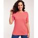 Blair Women's Essential Knit Elbow Length Sleeve Boatneck Top - Pink - S - Misses