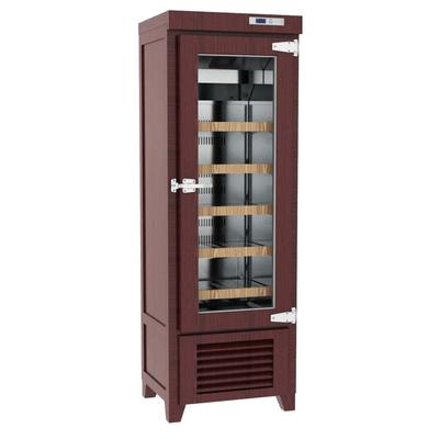 Infrico IMD-EVV23R1G 27 1/8" 1 Section Commercial Wine Cooler w/ 1 Zone, 90 Bottle Capacity, 115v, Brown
