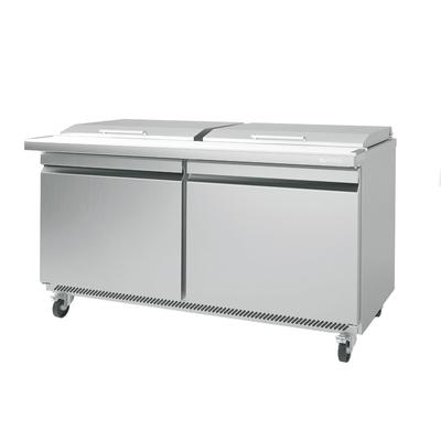 Infrico IRT-UC60PMT 60 3/8" Sandwich/Salad Prep Table w/ Refrigerated Base, 115v, Stainless Steel