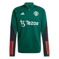 Men's adidas Green Manchester United 2023/24 AEROREADY® Raglan Quarter-Zip Training Top