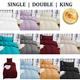 Bedding Duvet Cover Set With Two Pillowcase Super Soft Bedding Cover, Quilt Bedding Set for Single, Double, King Size Bed's