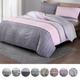 Single Bed Duvet Cover With Zip Closer, Microfiber Duvet Bed Cover Bedding Set Duvet Cover for All Seasons Girls Boys Women Adults