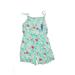 Blush by Us Angels Romper: Green Floral Skirts & Rompers - Kids Girl's Size 14