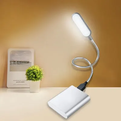 Mini tragbare USB-LED-Buch Licht flexible Lese tisch Lampe 6 stücke LEDs USB-Lampe für Power Bank Laptop Notebook PC-Computer