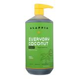 Alaffia Everyday Coconut Shampoo - Normal To Dry Hair Helps Gently Clean Scalp And Hair Of Impurities With Ginger And Coconut Oil Fair Trade Purely Coconut 32 Ounces
