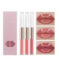 Melotizhi Lipstick Sets for Women Multi Colored Smooth Makeup Gift Double End Lip Gloss Set Non Stick Cup Dual End Triple Use Lip Gloss Long Lasting 24 Hours Waterproof Velvet Lip Gloss 15ml