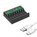 1Pc Lcd Display Battery Charger With 8 Slot For Aa/Aaa Nicd Rechargeable Battery