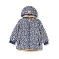 Noppies Kids Mädchen Girls Jacket Annamaria Reversible All Over Print Jacke, Black Iris-P554, 140