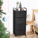 Narrow Dresser Fabric Storage Tower Vertica