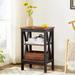 Nightstand End Table with