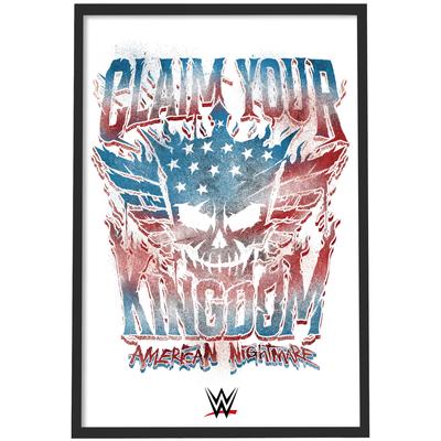 WWE Cody Rhodes Claim Your Kingdom Poster – gerahmt A3 Image