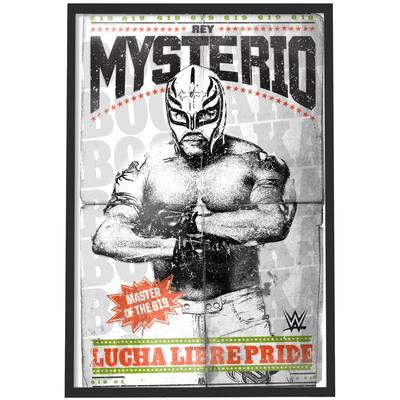 WWE Rey Mysterio Lucha Libre Pride Poster – gerahmt A3 Image